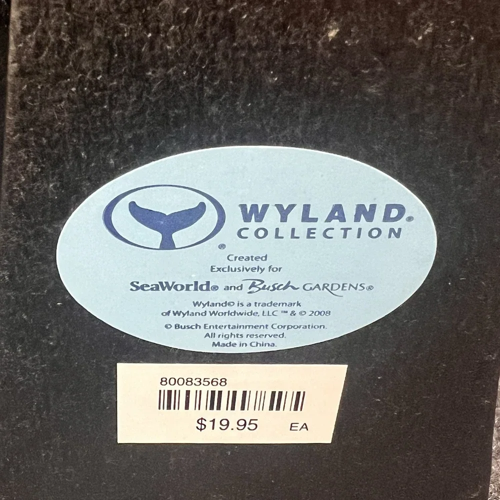 Wyland Sea World Photo Picture Frame 4x6 Acrylic Resin Dolphins Coral 3D Signed